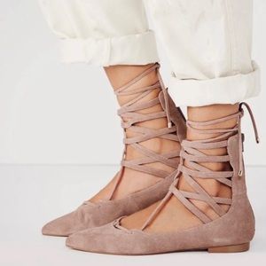 Jeffrey Campbell strapping flats